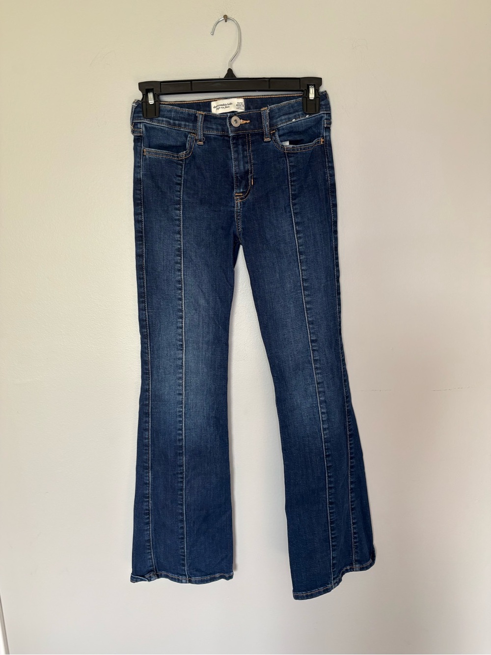 abercrombie kids Indigo high rise Flare Jeans 11/12